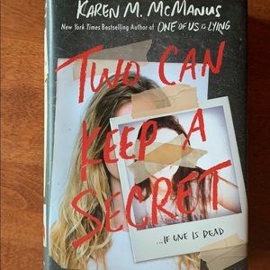 🔥🦖Hard cover Novel “two can keep a secret”